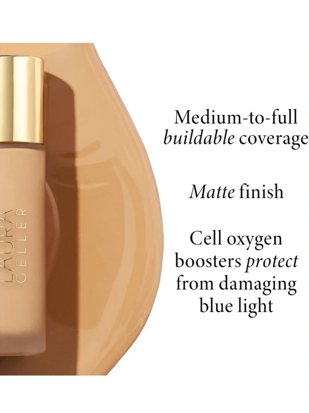 LAURA GELLER DOUBLE TAKE LIQUID FOUNDATION;—LIGHT